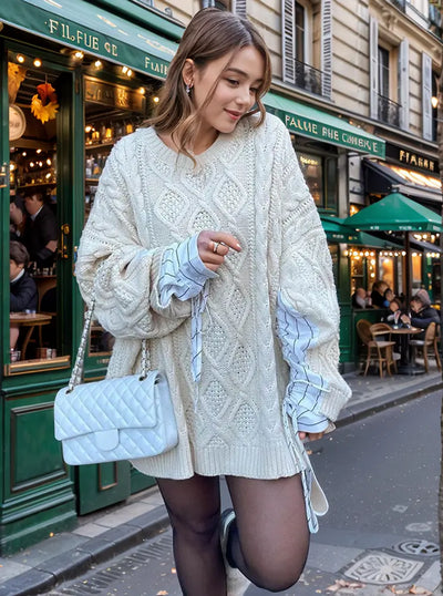 Mea | Übergroßes Hemd, Kombi-Strickpullover Zendoo.de