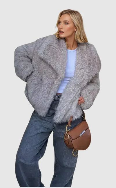 Macy | Luxuriöse Kunstfell-Jacke – Stilvoll, Kuschelig und Zeitlos Zendoo.de