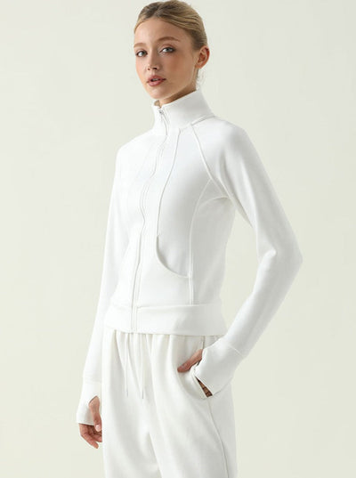 Mila | Sportliche Zip-Jacke mit Stehkragen
