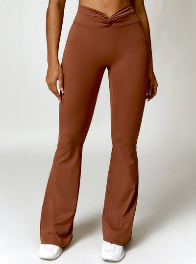 Serafina | High-Waist Schlagleggings mit figurformendem Schnitt
