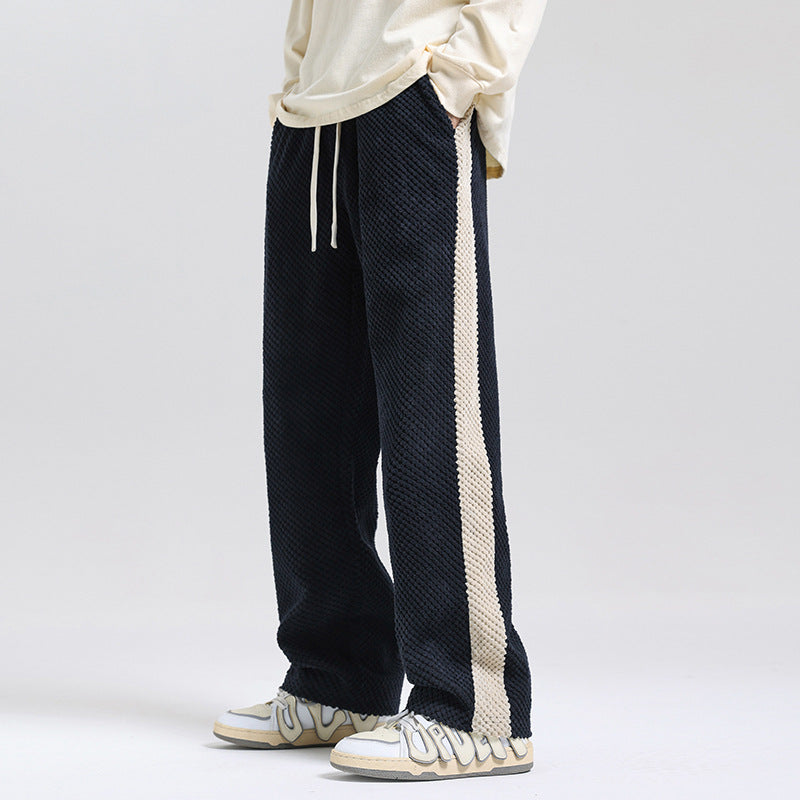 Dave | Lässige Relaxed-Fit Hose mit Streifen