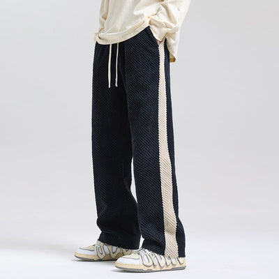 Dave | Lässige Relaxed-Fit Hose mit Streifen