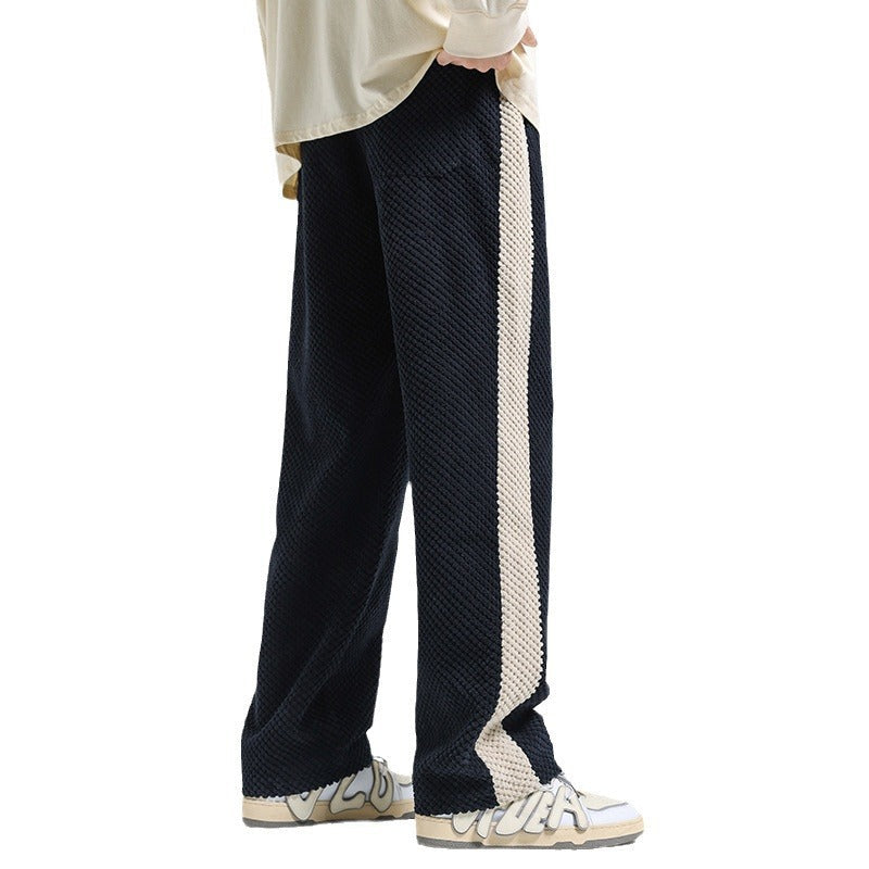 Dave | Lässige Relaxed-Fit Hose mit Streifen