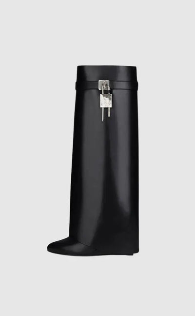 Sophie | Hochwertige Hilary-Stiefel aus Schwarzem Rindsleder – Eleganz und Qualität Zendoo.de