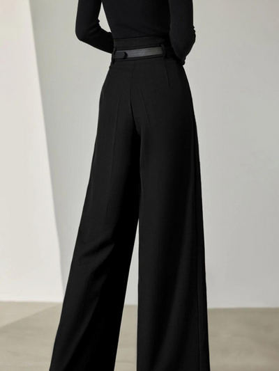 Gisela | Hochgeschnittene Hose mit weitem Bein für Damen