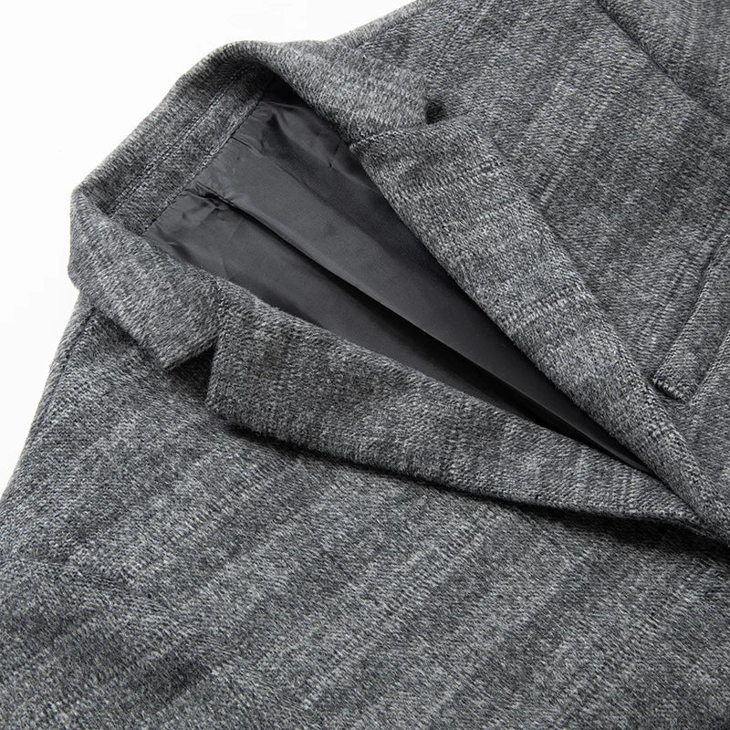Ryan | Eleganter Herrenblazer in Grau und Khaki – Stilvoll und Vielseitig