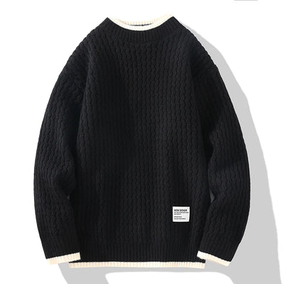 Vincent | Strukturierter Strickpullover für Herren