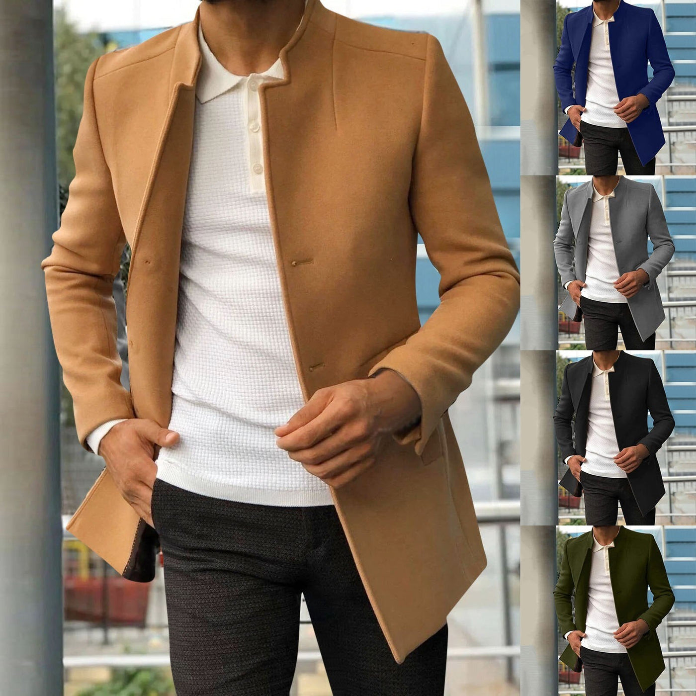 Larson |  Herren Slim-Fit Mantel