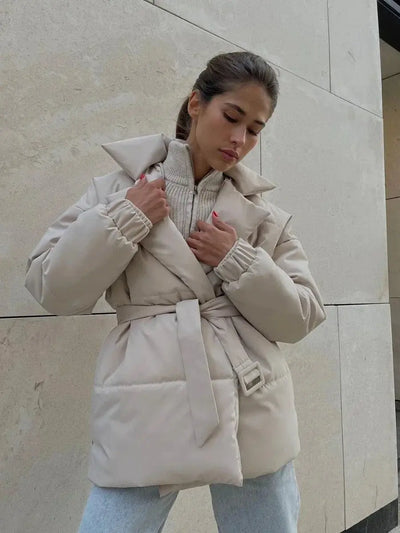 Senna | Pufferjacke - Mit Gürtel Zendoo.de