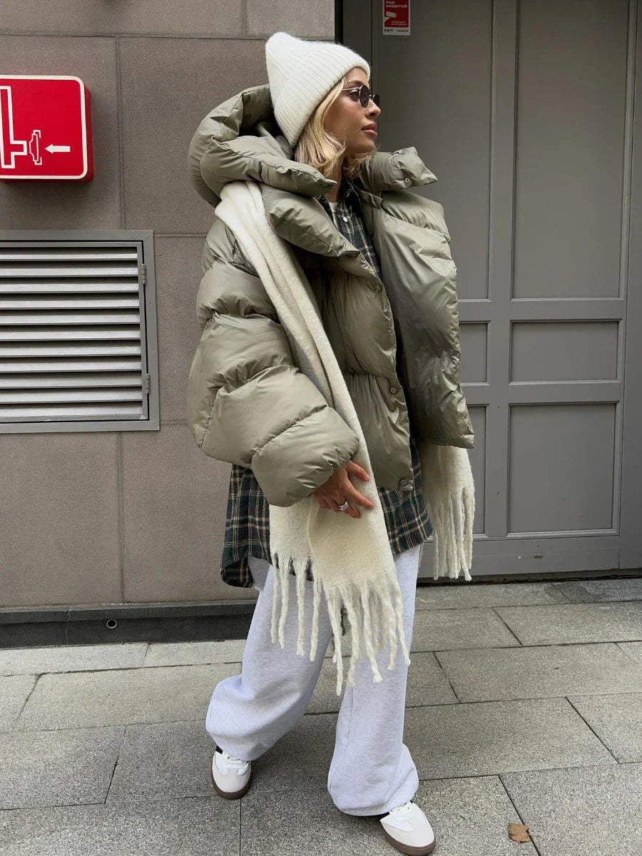 Estelle | Modische Steppjacke in Anthrazit