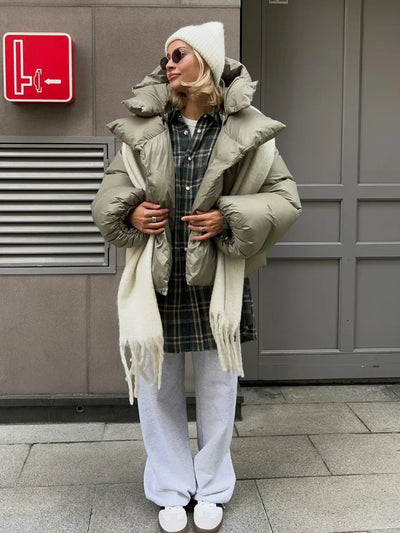 Estelle | Modische Steppjacke in Anthrazit