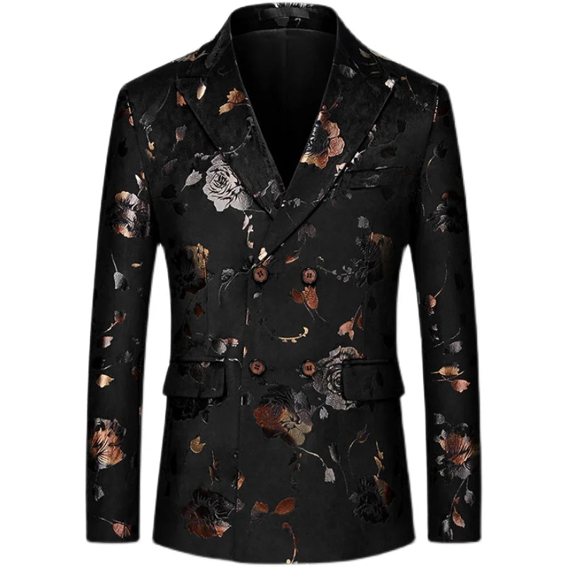 Dylan | Luxuriöser Herren-Blazer mit floralen Mustern