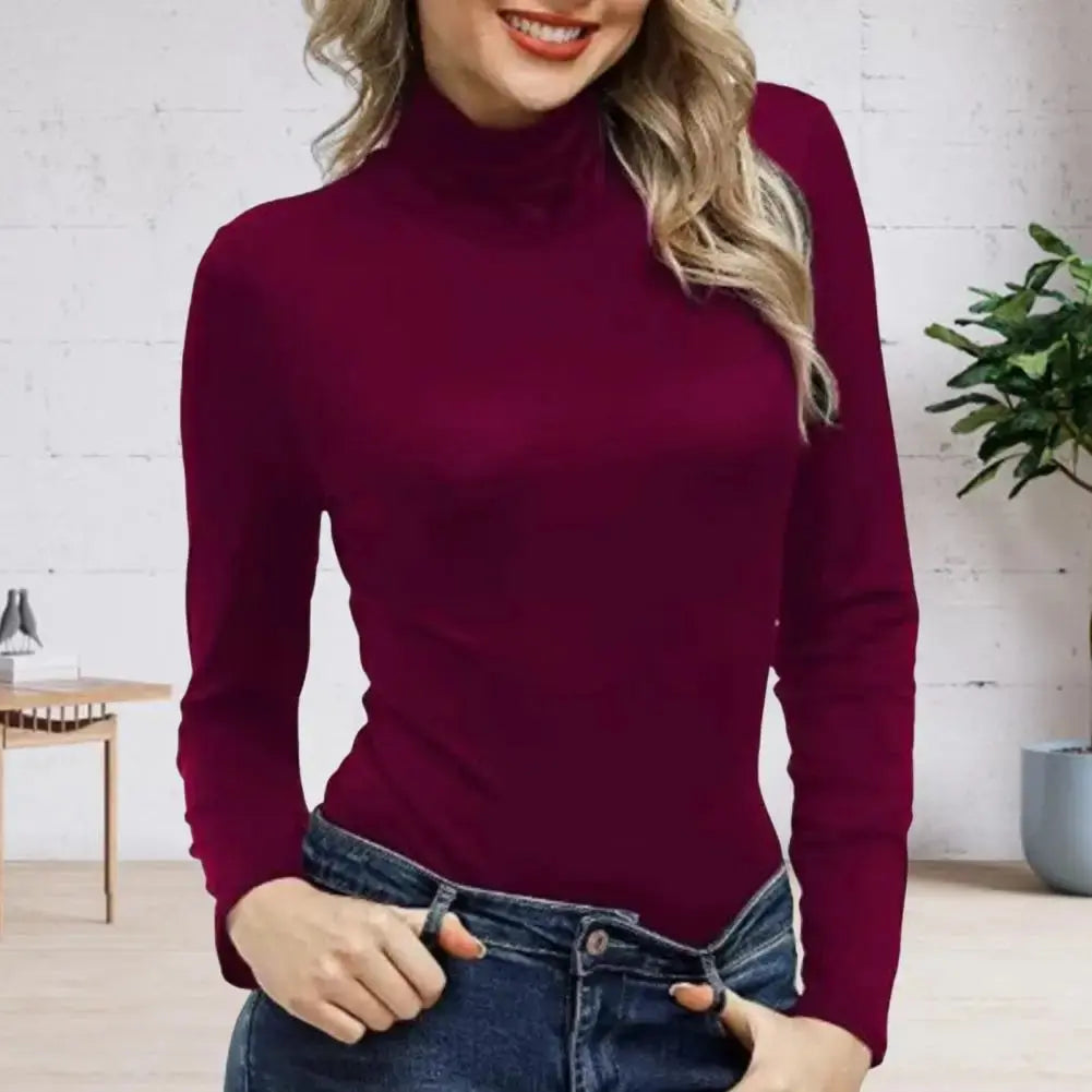 Senna | Eleganter langärmeliger Rollkragenpullover Zendoo.de