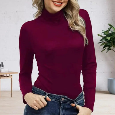 Senna | Eleganter langärmeliger Rollkragenpullover Zendoo.de