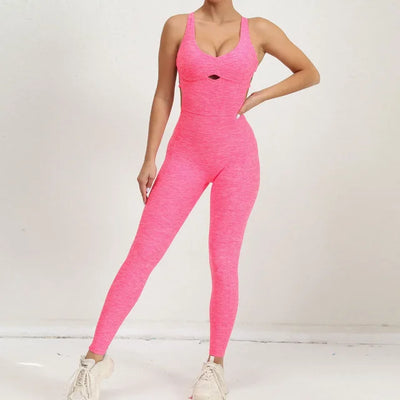 Birte | Bequemer rückenfreier Sport-Overall für Frauen