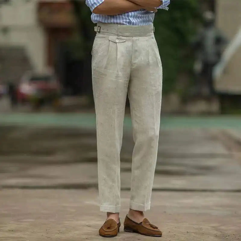Lukas | Premium High Waisted Trousers