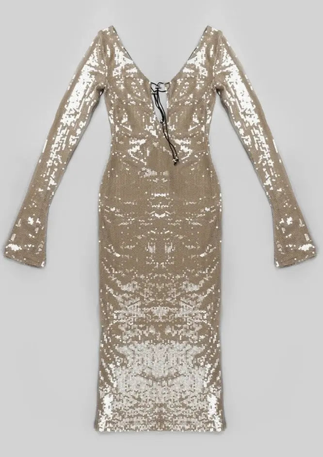 Olivia | Beiges Kleid Zendoo.de
