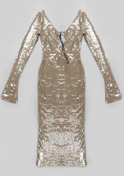 Olivia | Beiges Kleid Zendoo.de