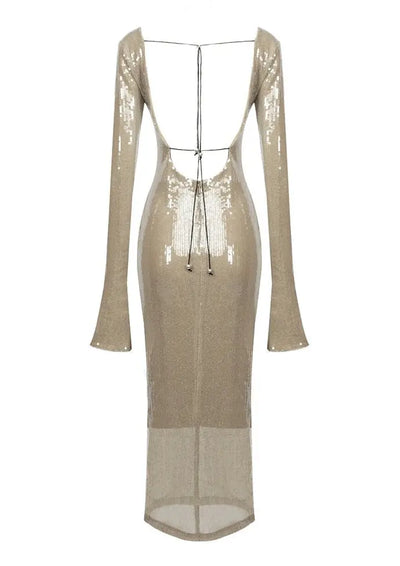 Olivia | Beiges Kleid Zendoo.de