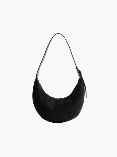 Lene | Halbmond-Tasche aus Wildleder