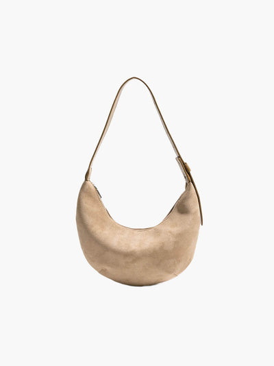 Lene | Halbmond-Tasche aus Wildleder