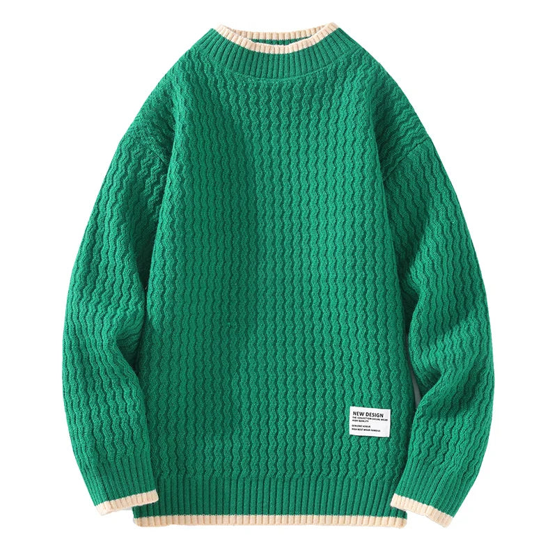 Vincent | Strukturierter Strickpullover für Herren