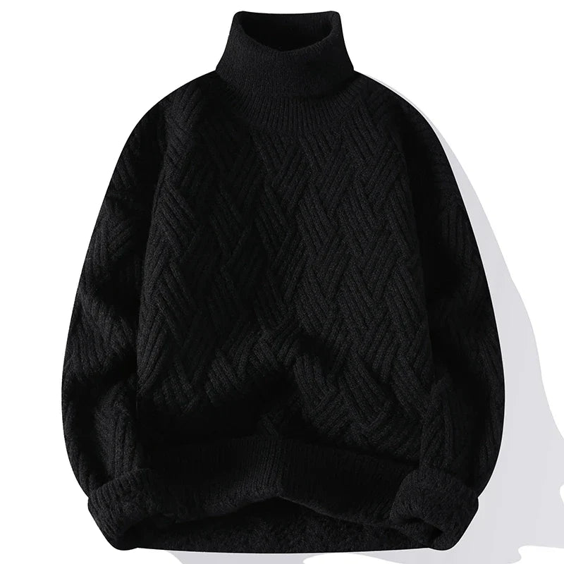 Leonhard | Eleganter Herrenpullover mit Strukturdessin