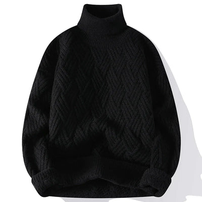 Leonhard | Eleganter Herrenpullover mit Strukturdessin