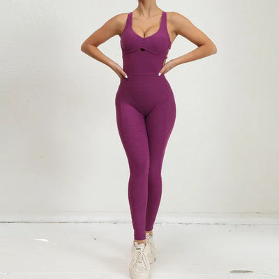 Birte | Bequemer rückenfreier Sport-Overall für Frauen