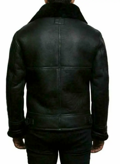 Noah | Luxuriöse Shearling-Lederjacke