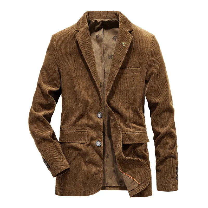 Austin | Cord-Blazer für Herren – Klassische Eleganz in Braun