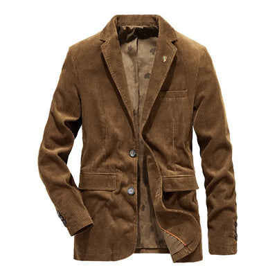Austin | Cord-Blazer für Herren – Klassische Eleganz in Braun
