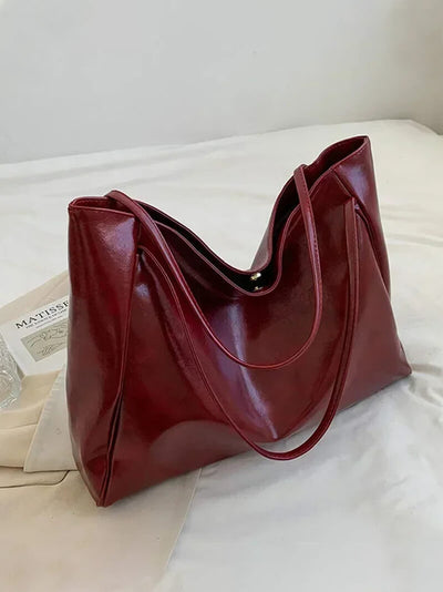 Lilli | Schlichte Damen-Tasche aus Kunstleder