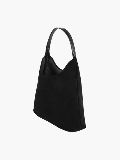 Olga | Minimalistische Schultertasche aus Wildleder