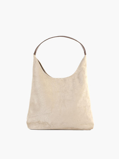 Olga | Minimalistische Schultertasche aus Wildleder