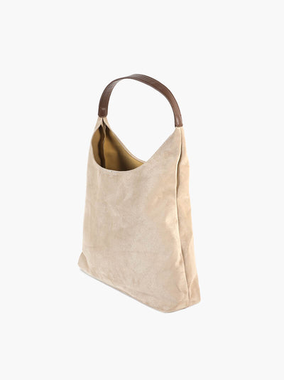 Olga | Minimalistische Schultertasche aus Wildleder