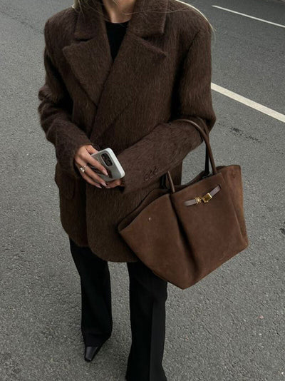 Hedwig | Moderne Damen-Tasche aus Wildleder