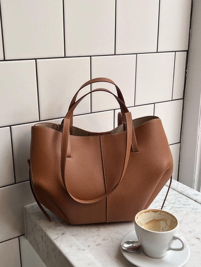 Olinda | Elegante Damen-Shopper aus Kunstleder