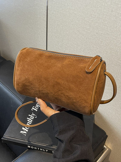 Emily | Elegante Schultertasche aus Wildleder