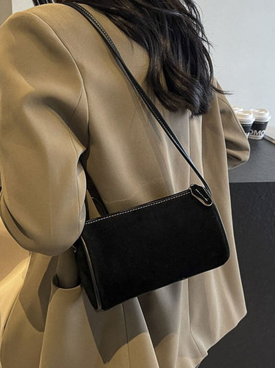 Emily | Elegante Schultertasche aus Wildleder