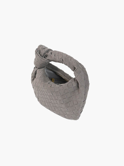 Ilyse | Geflochtene Mini-Tasche aus Wildleder