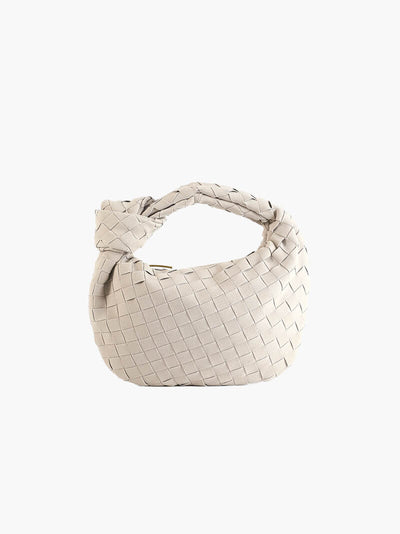 Ilyse | Geflochtene Mini-Tasche aus Wildleder