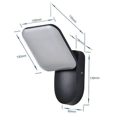 LED Außenwandleuchte mit Bewegungssensor