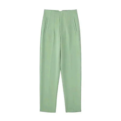 Isabell | High-Waisted Plissee-Hosen Zendoo.de