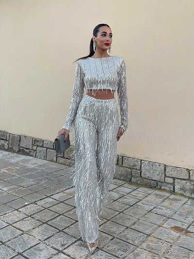 Lia |  Glanzliebe Glitzernde Verzierte Set
