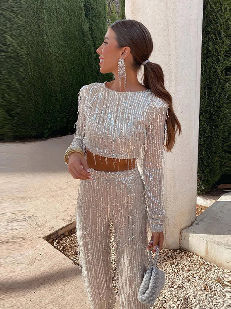 Lia |  Glanzliebe Glitzernde Verzierte Set