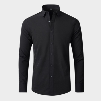 Benjamin | Classic Slim Fit Stretchable Langarm Business Hemd