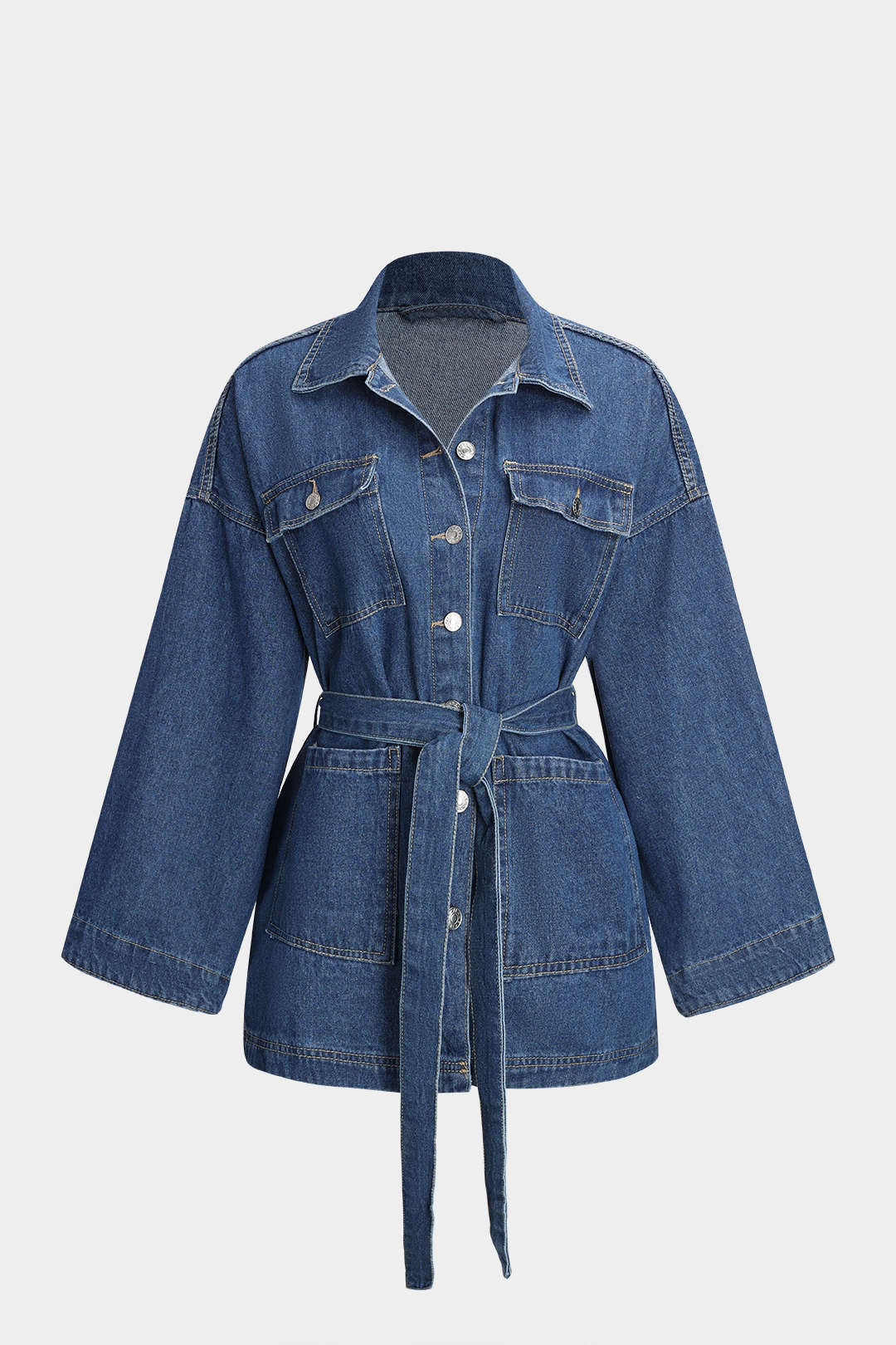 Emma | Taillierte Denim-Jacke – Modern und Vielseitig