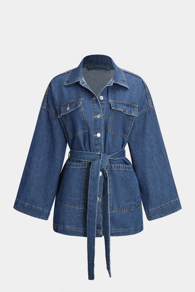 Emma | Taillierte Denim-Jacke – Modern und Vielseitig