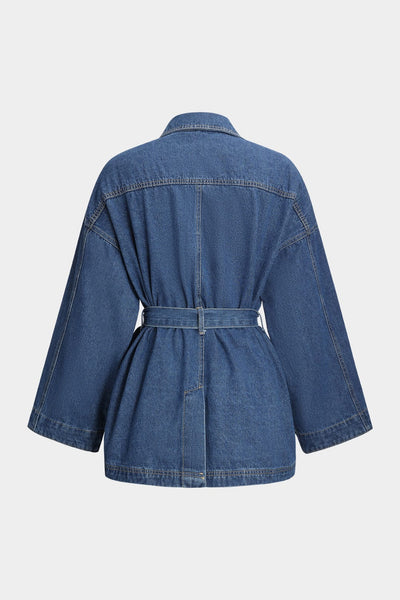 Emma | Taillierte Denim-Jacke – Modern und Vielseitig
